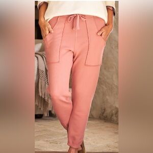 Frank & Eileen “Eamon” Tapered Jogger Sweatpant Watermelon S (NWOT)